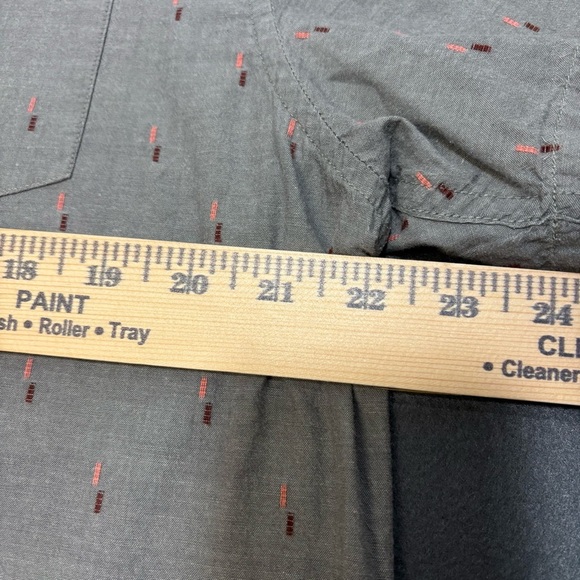 Prana men’s Button Down Shirt Size Large gray 100% organic cotton - Picture 4 of 8